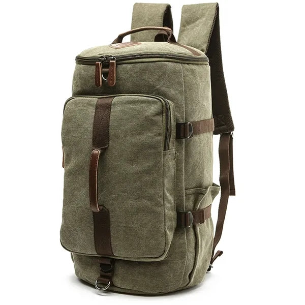 Durable Canvas Duffle Backpack