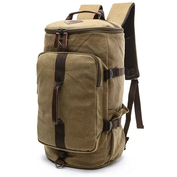 Durable Canvas Duffle Backpack
