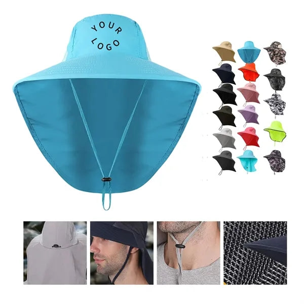 Summer UV-Protective Sun Hat with Wide Brim