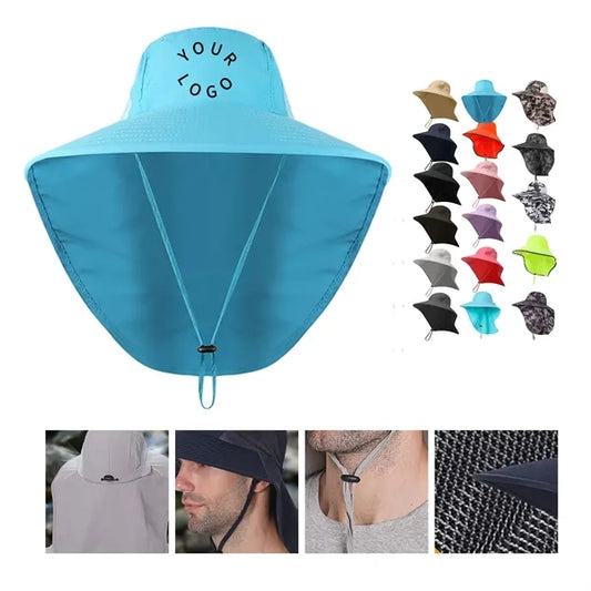 Summer UV-Protective Sun Hat with Wide Brim