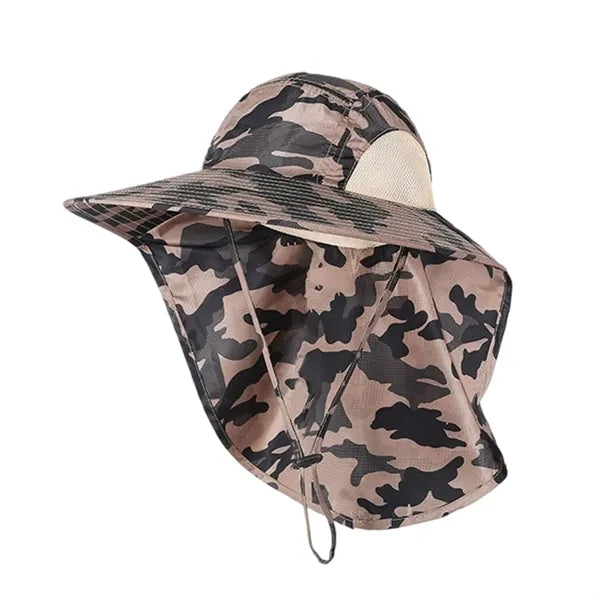 Summer UV-Protective Sun Hat with Wide Brim