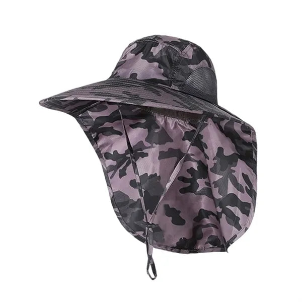 Summer UV-Protective Sun Hat with Wide Brim