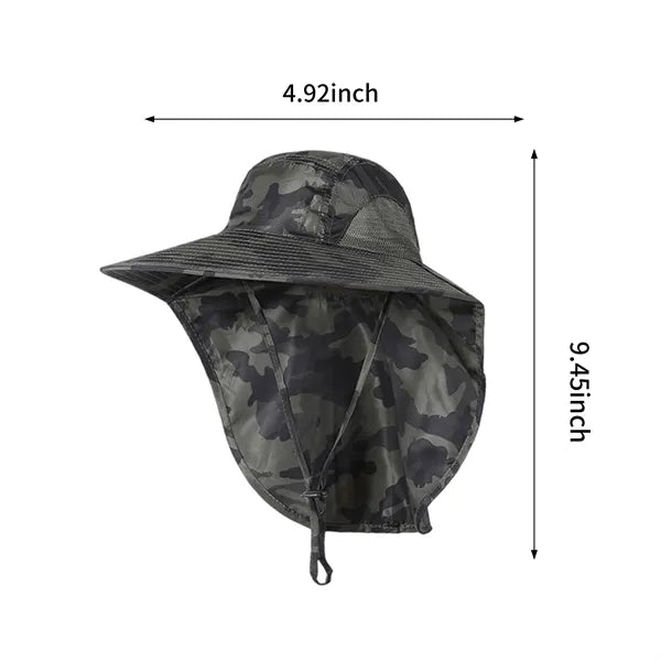 Summer UV-Protective Sun Hat with Wide Brim