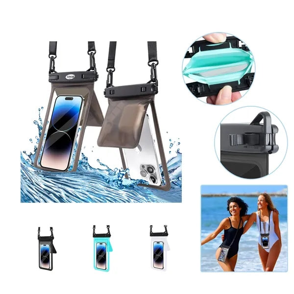 7.5" Waterproof 2 in 1 Phone Pouch with Touch Screen
