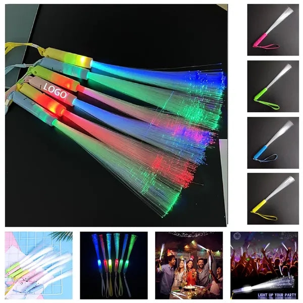 Colorful Fiber Optic Rod Flash Props