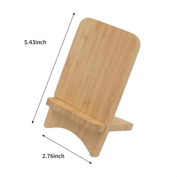 Bamboo Wireless Charging Phone Stand