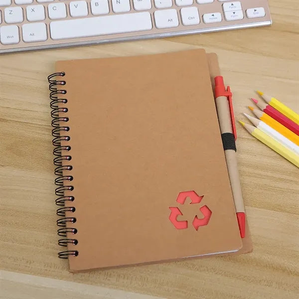 Eco-label Label Notebook With Pen