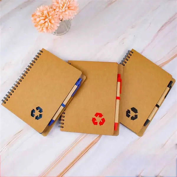 Eco-label Label Notebook With Pen