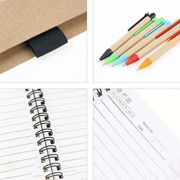 Eco-label Label Notebook With Pen