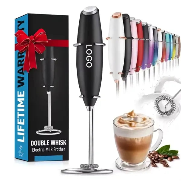 Electric Powerful Milk Frother Handheld Foam Maker