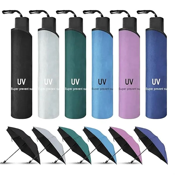 UV Vinyl Folding Umbrella