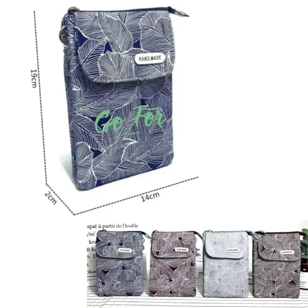 Cell Phone Purse Wallet Canvas Small Crossbody Bags