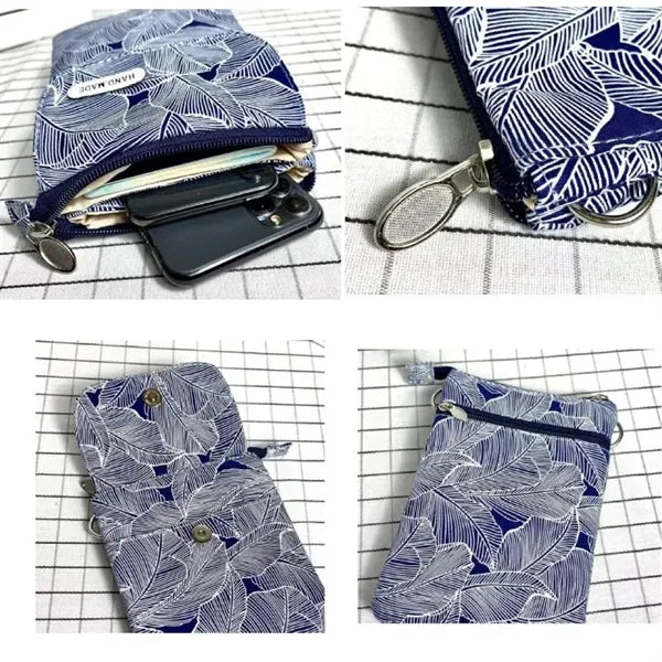 Cell Phone Purse Wallet Canvas Small Crossbody Bags