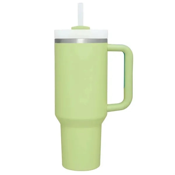 40OZ Insulated Travel Tumbler with Lid & Straw