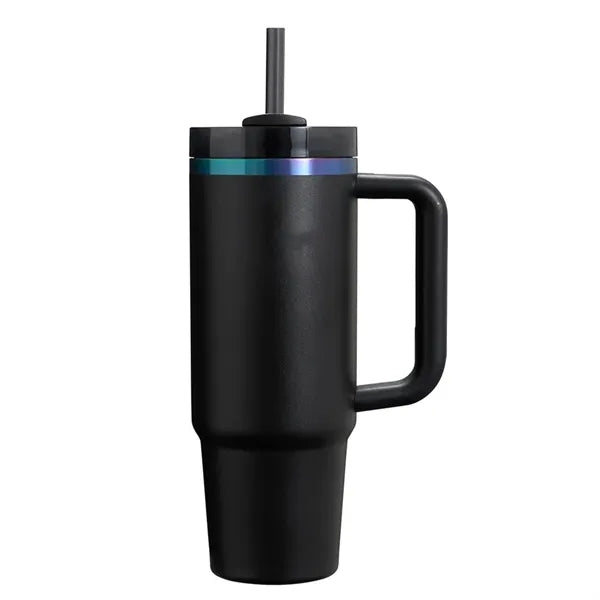 40OZ Insulated Travel Tumbler with Lid & Straw