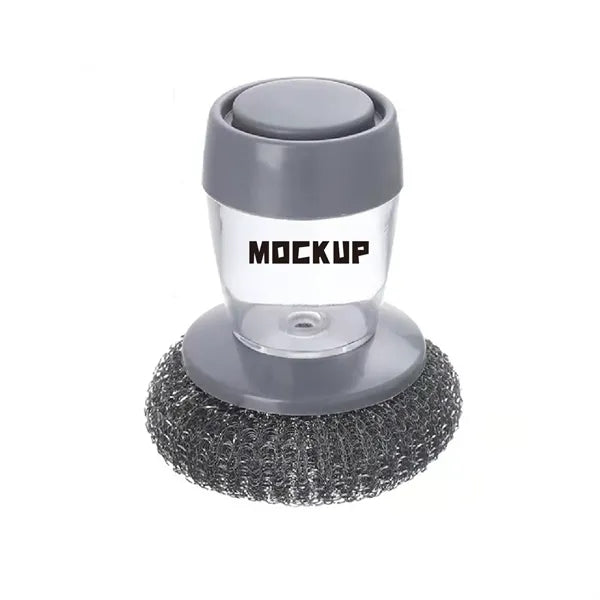 Soap Dispensing Palm Steel Brush