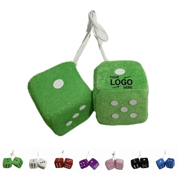 Car Hanging Fuzzy Dice Accesories