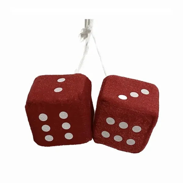 Car Hanging Fuzzy Dice Accesories