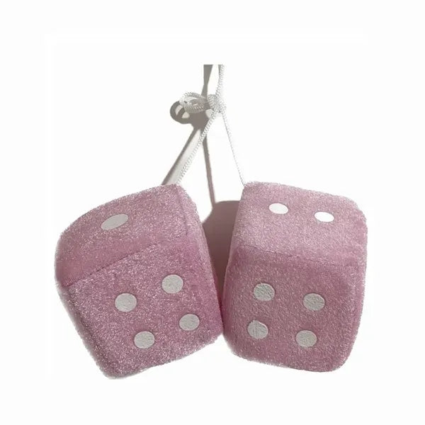 Car Hanging Fuzzy Dice Accesories