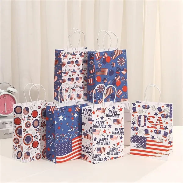 Independence Day Paper Bag Shopping Tote