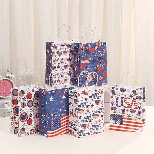 Independence Day Paper Bag Shopping Tote