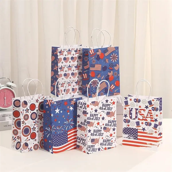 Independence Day Paper Bag Shopping Tote