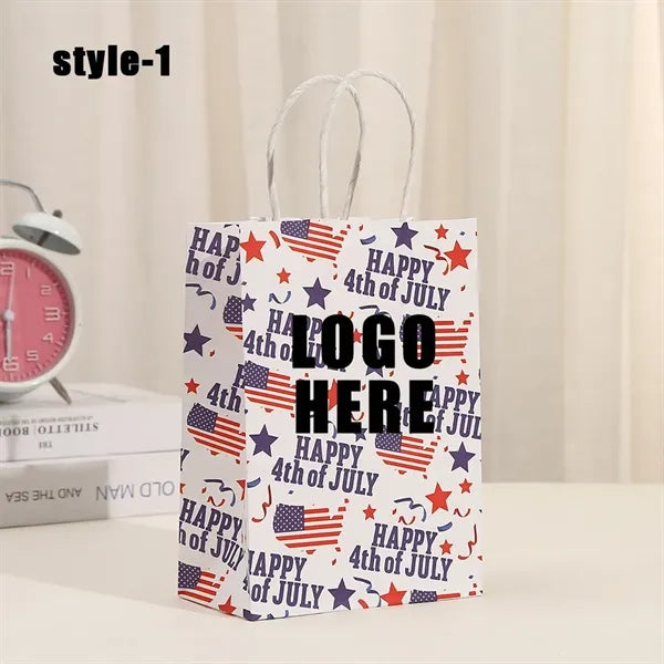 Independence Day Paper Bag Shopping Tote