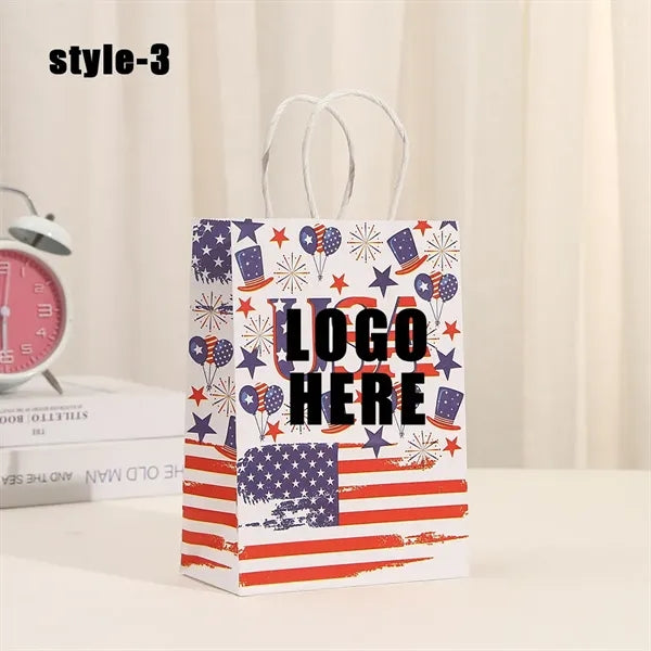 Independence Day Paper Bag Shopping Tote