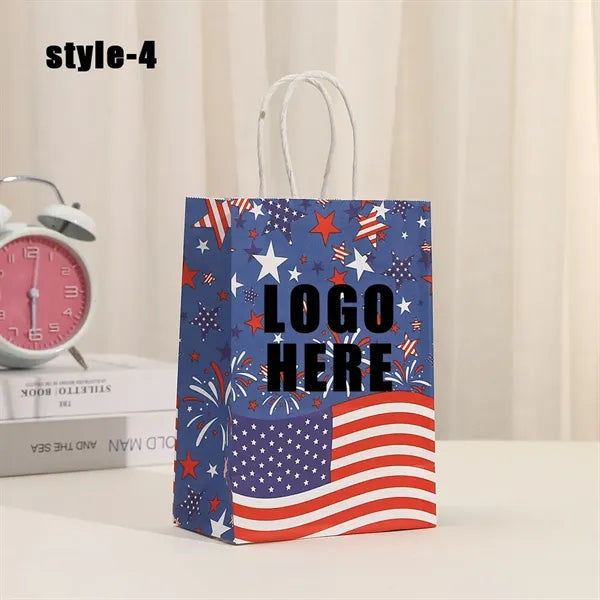 Independence Day Paper Bag Shopping Tote