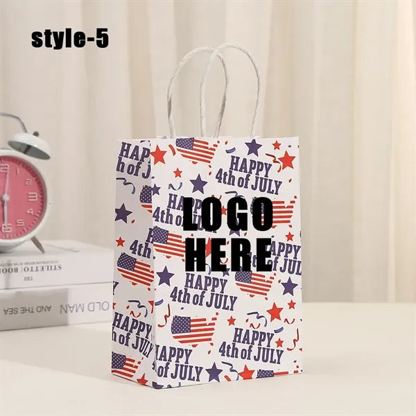 Independence Day Paper Bag Shopping Tote