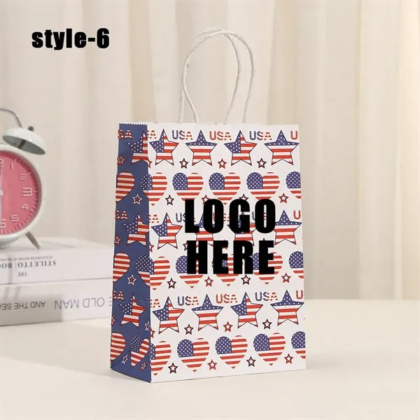 Independence Day Paper Bag Shopping Tote