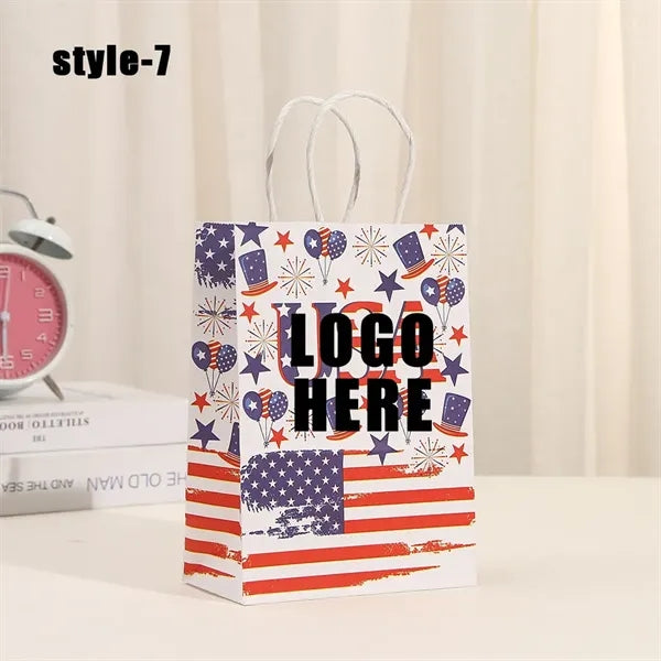 Independence Day Paper Bag Shopping Tote