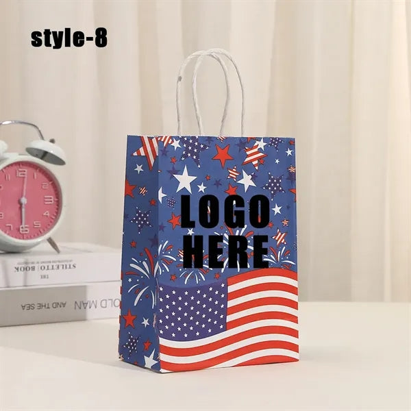 Independence Day Paper Bag Shopping Tote