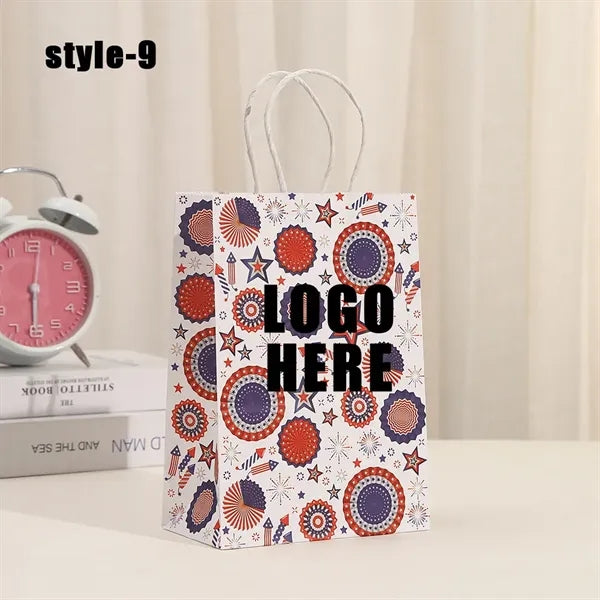 Independence Day Paper Bag Shopping Tote