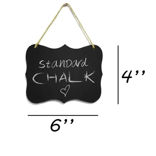 4''X6'' Mini Wooden Hanging Chalkboard