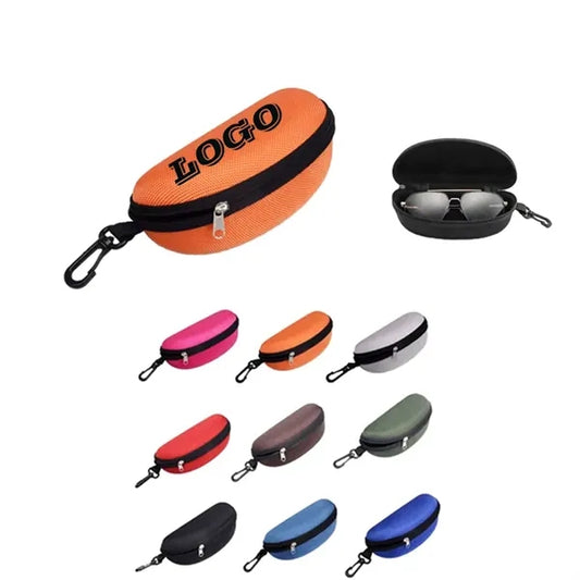 Portable Zipper Eyeglasses Case with Hook