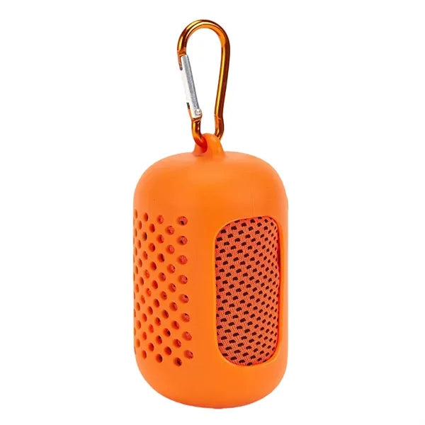 Portable Silicone Set with Cooling Sports Towel