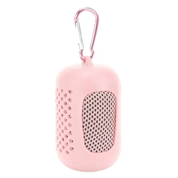 Portable Silicone Set with Cooling Sports Towel