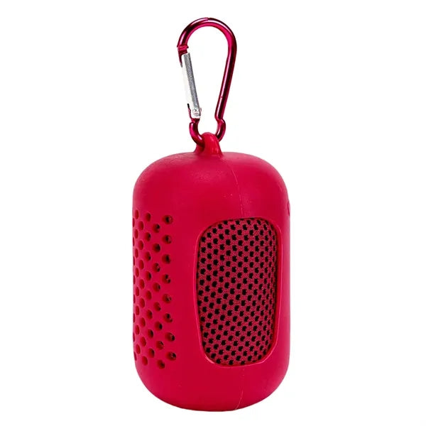 Portable Silicone Set with Cooling Sports Towel