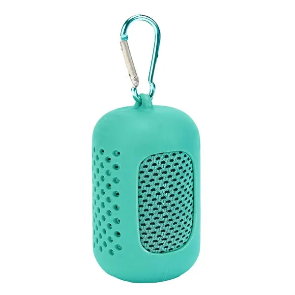 Portable Silicone Set with Cooling Sports Towel