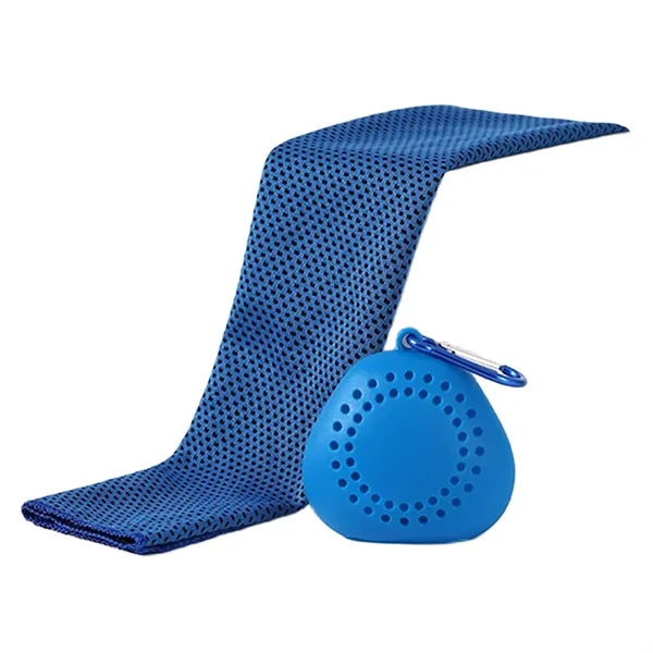 Portable Silicone Set with Cooling Sports Towel
