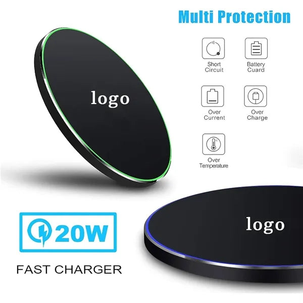 10W Qi-Certified Wireless Charger for Smartphones