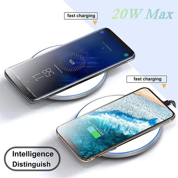 10W Qi-Certified Wireless Charger for Smartphones
