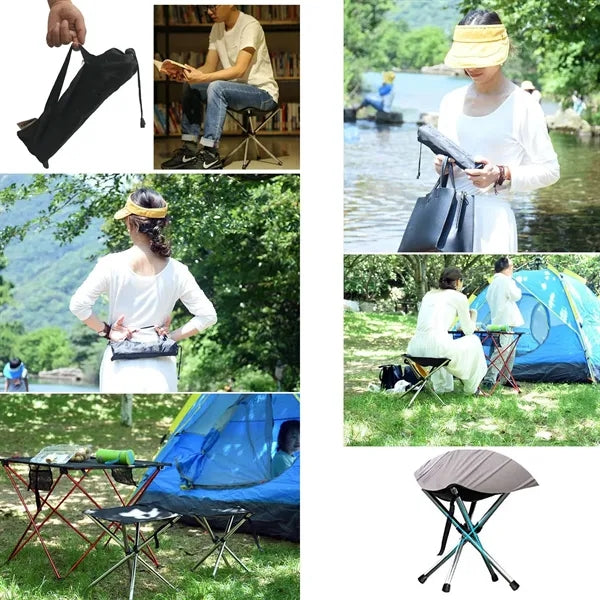 Durable & Compact Folding Stool