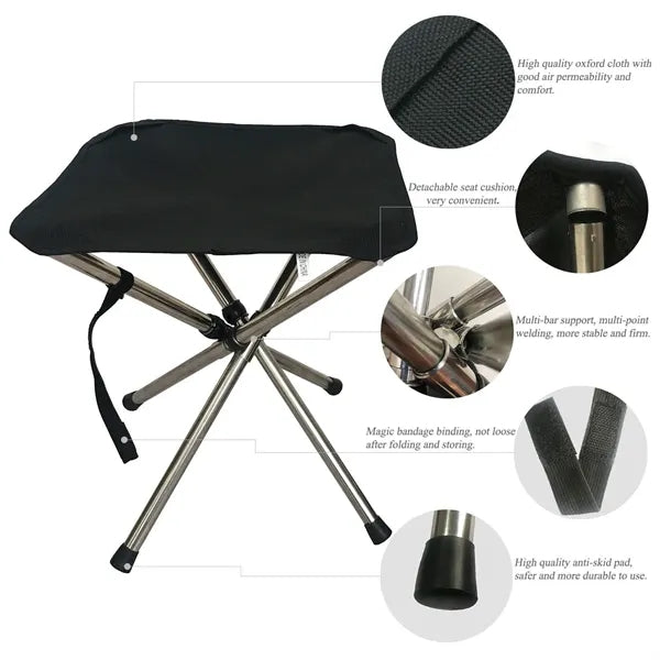 Durable & Compact Folding Stool