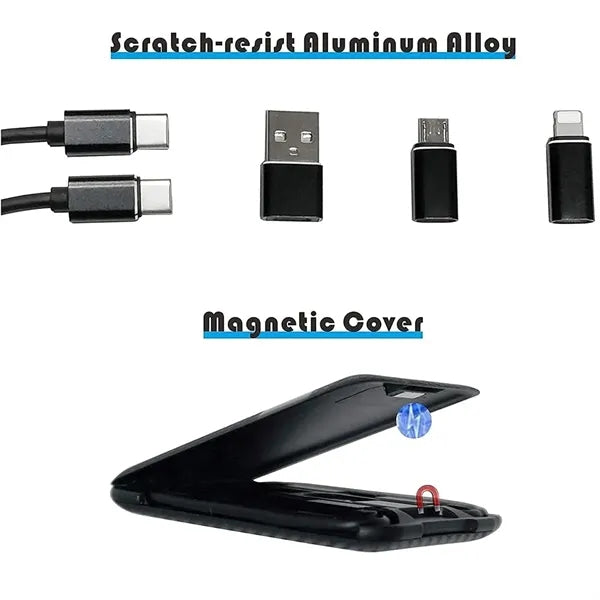 Multi-function 6 IN 1 USB Charging Cable Phone Holder