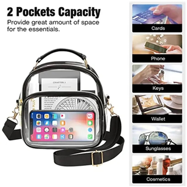 Clear Crossbody Bag for Women