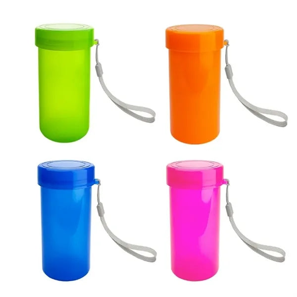 Plastic Water Bottles Sport Drink With Handle Strap