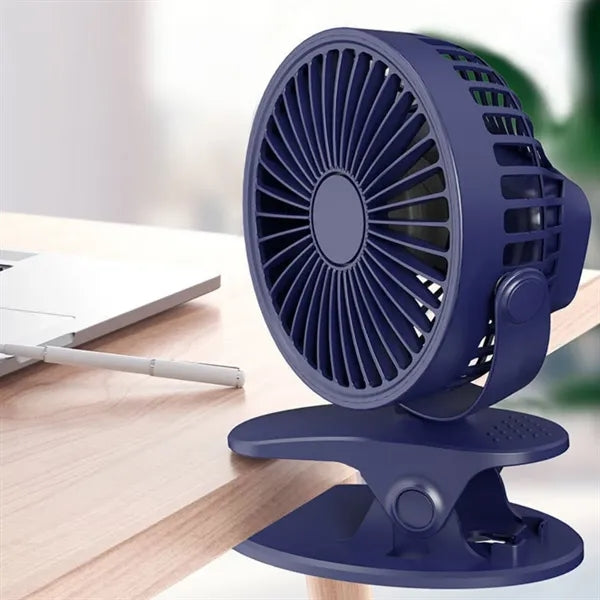 Mini Clip-On USB Rechargeable Desktop Portable Fans