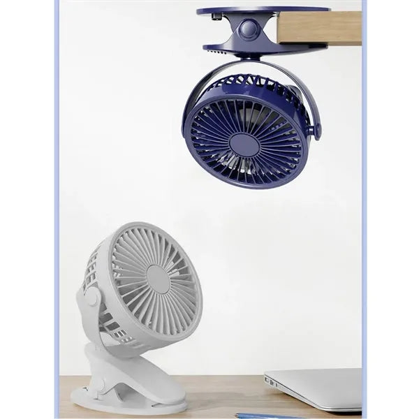 Mini Clip-On USB Rechargeable Desktop Portable Fans